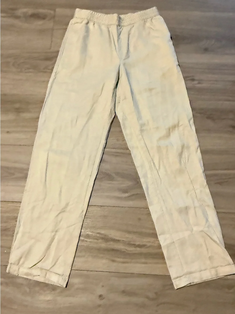 Goodfellow & Co Cream Elastic-Waist Sweatpants